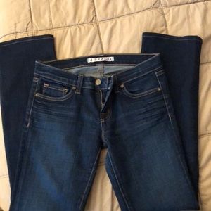 Dark blue jeans